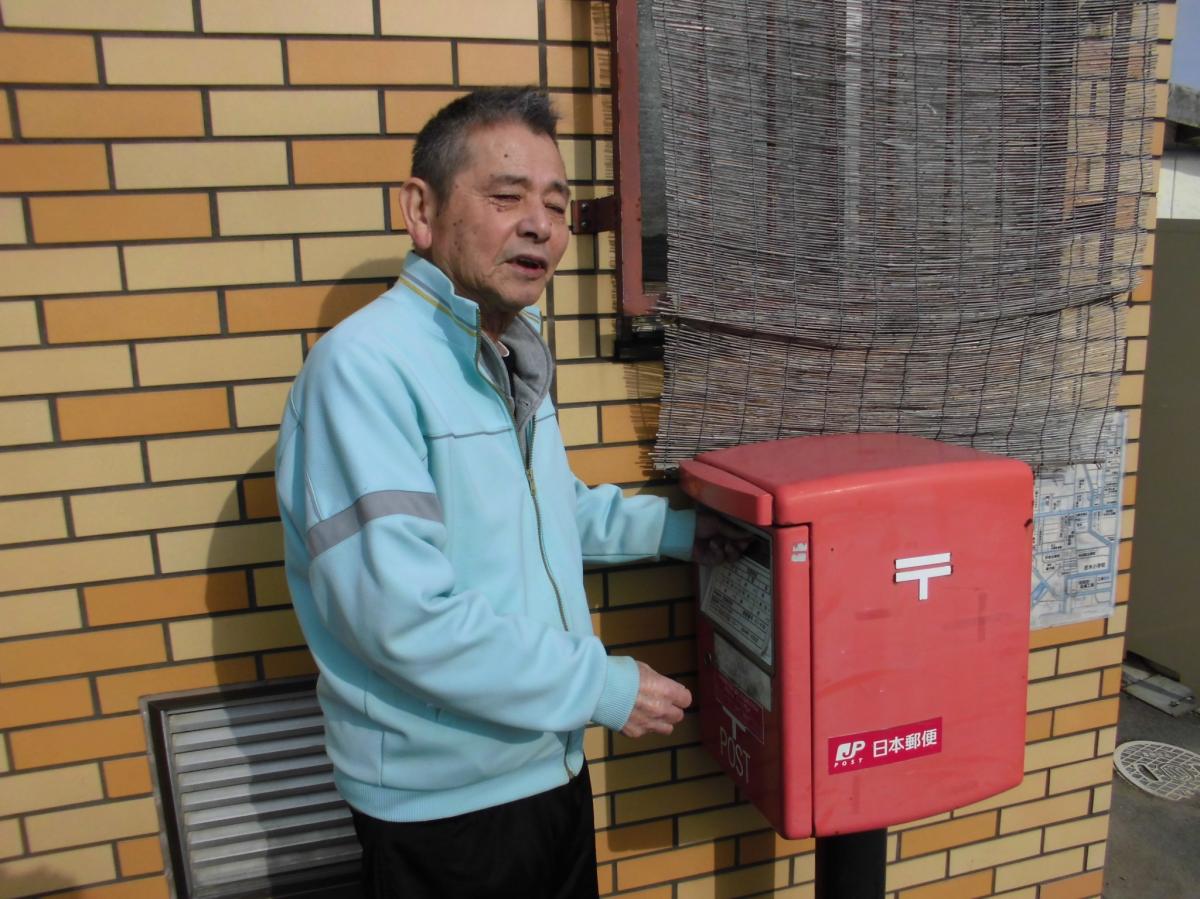MO氏年賀状投函①