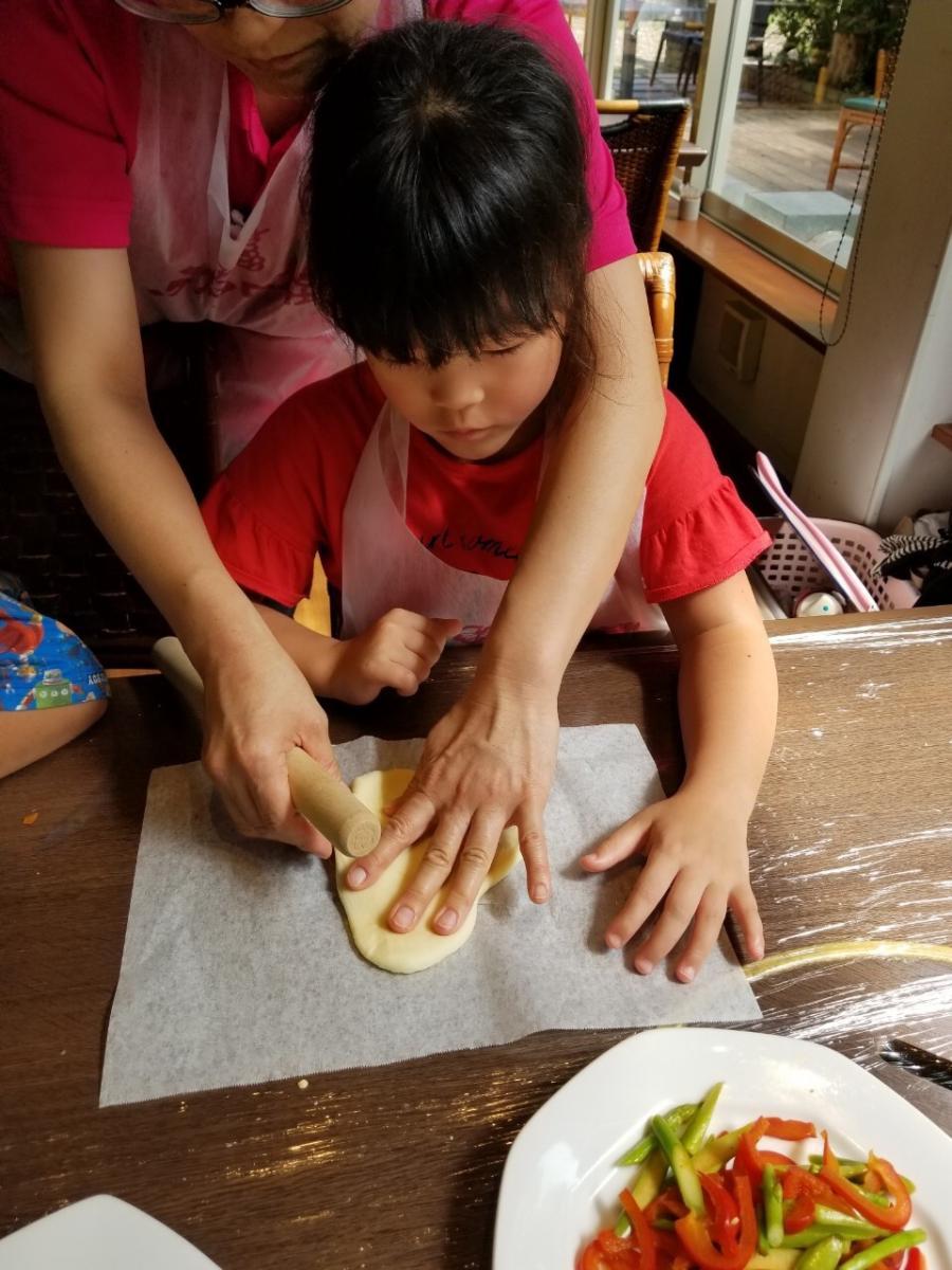 生地の形を整えて・・・
