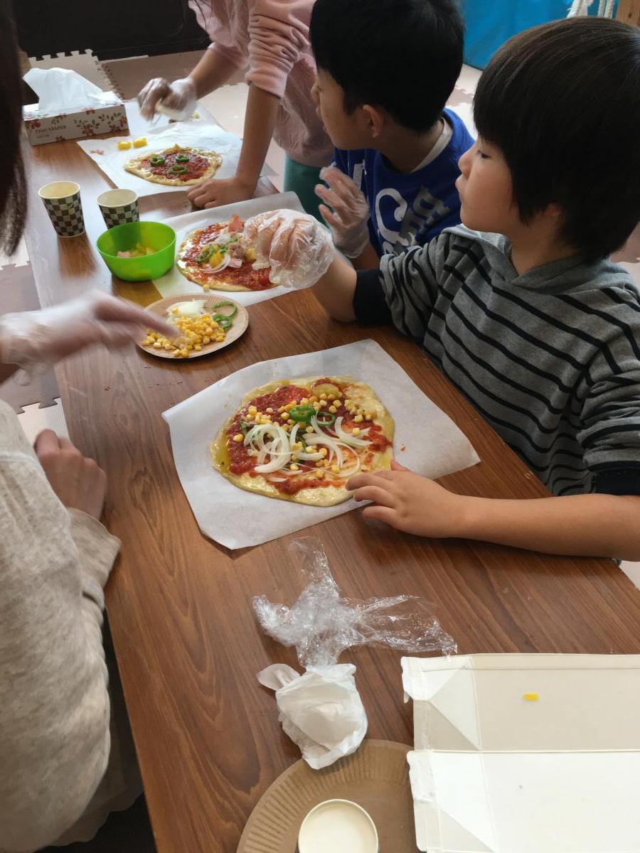 食材の盛り付け